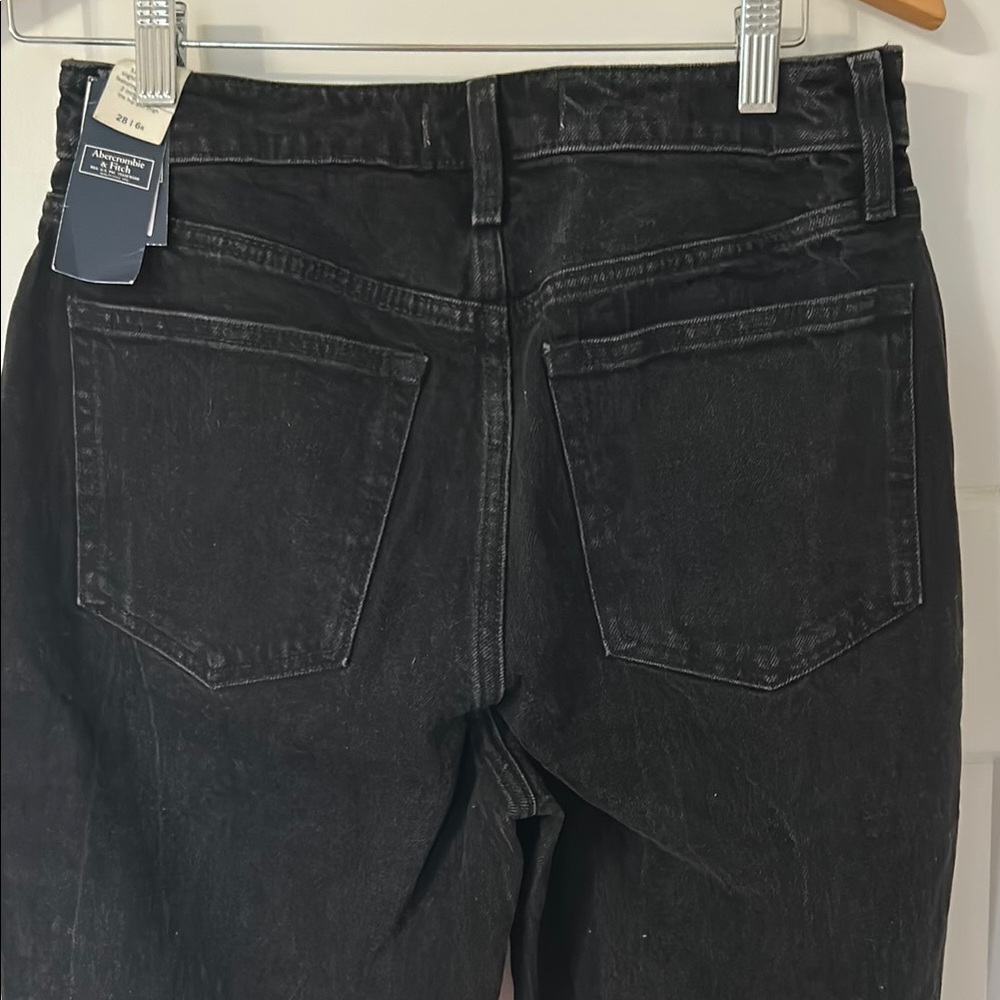 Abercrombie & Fitch Black Distressed Ankle Jeans - Picture 9 of 10